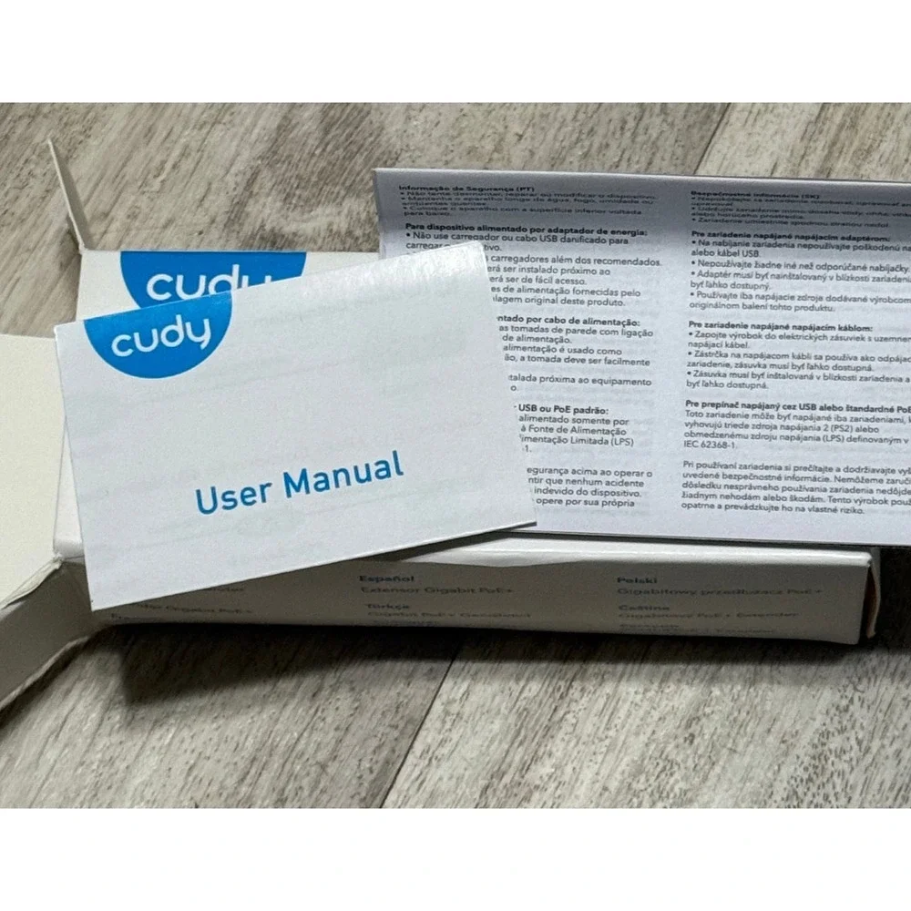 Cudy New Gigabit PoE Extender, 10/100/1000Mbps,‎